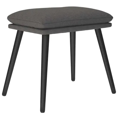 Zdjęcie produktu dla vidaXL Podnóżek ciemnoszary 45x29,5x35 cm tkanina