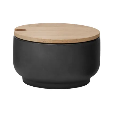 Produktbild von Stelton X-637, Schwarz, Steingut, Rund, Holz, 100 ml, Nordic