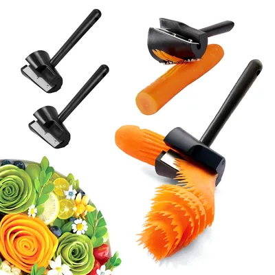 Produktbild von 2 Stück Spiralschneider Gemüsehobel für Obst und Gemüse