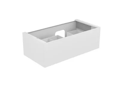 Produktbild von Keuco Waschtischunterbau Planning EDITION 11 1050 x 350 x 535 mm, Siphonausschnitt rechts Weiß Hochglanz