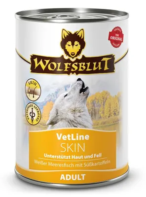 Produktbild von Wolfsblut VetLine Skin, Adult, jede Rasse, Felchen, 395 g