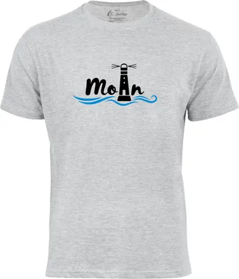 Produktbild von Cotton Prime® Leuchtturm T-Shirt Moin M grau