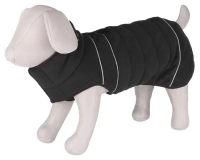 Obrázok produktu pre Zimný kabát pre psa, model Hundekönig, veľkosť XS: 25 cm, čierna farba