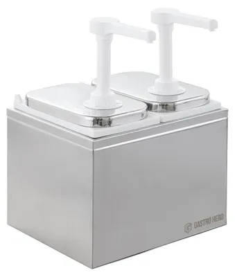 Produktbild von Saucenspender - 2 x 2 Liter - Dosierpumpe PP