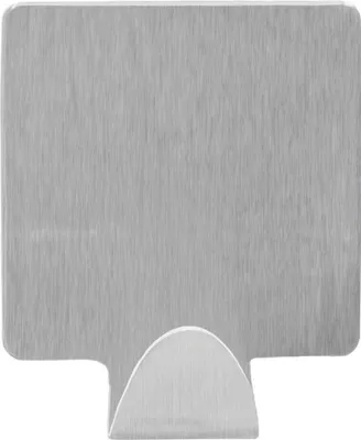 Produktbild von Haken quadratisch selbstklebend Edelstahl (3Stk)