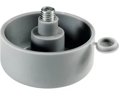 Produktbild von Hettich Gleiter grau 50 x 27 mm - 1 Stück