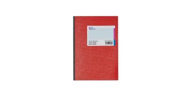 Produktbild von König & Ebhardt Registerbuch 8618752 DIN A5 96Blatt kariert rot