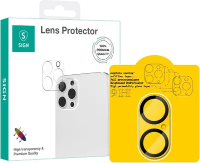 Image de Protection d'objectif en verre trempé pour iPhone 16 et iPhone 16 Plus