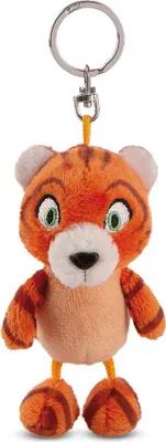 Produktbild von Nici Schlüsselanhänger Tiger Mandarina 10 cm orange Plüschanhänger