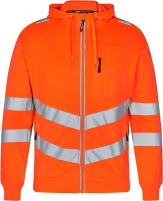 Produktbild von F. Engel Safety Sweatcardigan, Orange, Gr. 3XL