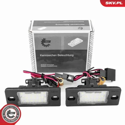 Image de ESEN SKV 72SKV515 Éclairage de plaque d'immatriculation droite et gauche pour VW TIGUAN (5N) LED