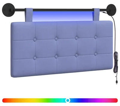 Produktbild von Hängendes Kopfteil Mit LED Licht Jeans blau Stoff