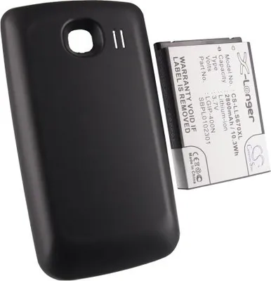 Obrázok produktu pre TECHTEK Batéria kompatibilná s [LG] LS670, Optimus S nahrádza LGIP-400N, pre SBPL0102301