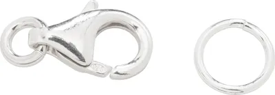 Produktbild von Karabinerverschluss, 925er Sterling-Silber, 11mm