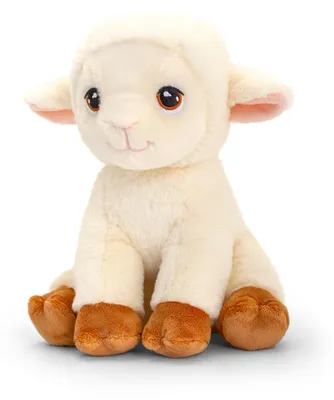 Produktbild von Keel Toys Schaf Spielzeug - 25 cm - Plusch - Bauernhof Tiere - Kuh Spielzeug - Stofftier