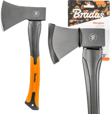 Obrázok produktu pre Bradas Univerzálna sekera Rukoväť zo sklenených vlákien Dĺžka: 380 mm 1 kg