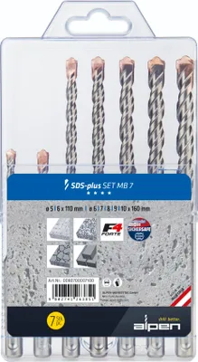 Produktbild von Alpen SDS-plus F4 MB7 5-6x110/6- 7-8-9-10x160