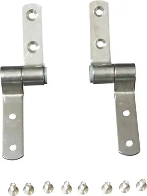 Produktbild von SANWOOD 2 Stück WC Sitz Ersatz Clo Scharniere Toilettensitz Edelstahl 9225-00