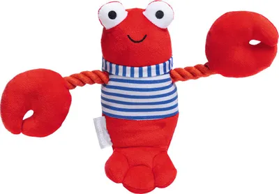 Produktbild von Beeztees Hundespielzeug Hummer Frits Plüsch rot 24 x 38 x 13 cm
