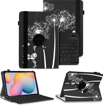 Produktbild von Schutzhülle für Samsung Galaxy Tab A11 Plus Hülle Tasche Bluetooth Tastatur CaseFarben:Motiv 12