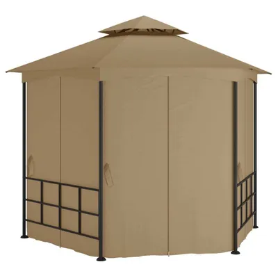 Obrázek produktu pro Altán s bočnicemi 3,1 x 2,7 m taupe