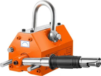 Produktbild von Magnetheber, 2200 lbs/1000 kg Zugkraft, 2,5 Sicherheitsfaktor, Neodym & Stahl, Hebemagnet mit Auslöser, Permanent-Hebemagnete, Hochleistungsmagnet für Hebezeug, Werkstattkran, Block, Brett