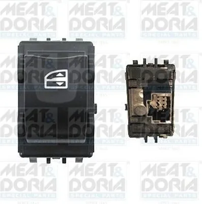 Produktbild von MEAT & DORIA 26182 Fensterheberschalter für RENAULT MEGANE III Grandtour (KZ0/1) Hinten Links Fensterheber Schalter