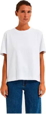 Produktbild von Selected Essential Boxy Kurzarm-t-shirt Weiß L Frau Weiß L
