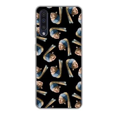 Produktbild von MuchoWow® Handyhülle Schutzhülle Hülle für Samsung Galaxy A50 Das Mädchen mit dem Perlenohrring - Muster - Vermeer Silikon Softcase Handy Hülle - Mobiltelefonhülle
