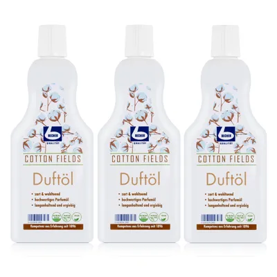 Produktbild von Dr. Becher Duftöl Baumwolle Fields 500ml - Parfumöl (3er Pack)