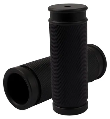 Productafbeelding van Ergonomische fietsgrips van antisliprubber, 1 paar in zwart
