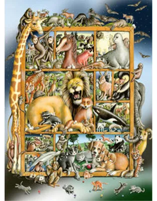 Obrázok produktu pre Ravensburger 12000862, 100 kusov, Zvieratá, 6 rok / roky