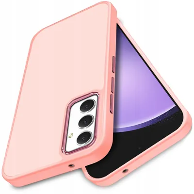 Produktbild von Hülle für Samsung Galaxy S23 FE – mattes Silikonetui mit satinierter Rückseite + Glas