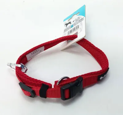 Produktbild von Petlando Mesh Halsband Hundehalsband S rot