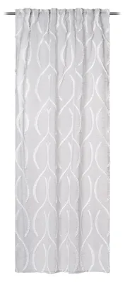Produktbild von GÖZZE Schlaufenschal ALESSIA silber BH 140x245 cm silber Vorhang