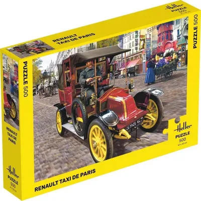 Produktbild von Heller|Glow2B Puzzle Renault Taxi de Paris 500 Pieces