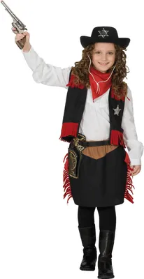 Produktbild von RUBIES - Kinderkostüm Cowgirl 3 tlg. 104