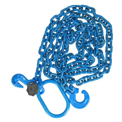 Immagine prodotto di Catena di trasporto a profilo circolare G100, 2 ganci + maglia di collegamento, 5 m
