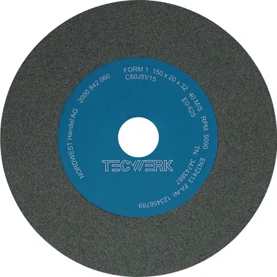 Zdjęcie produktu dla Tarcza szlifierska Ø150xW20x32mm 80 Forma A węglik krzemu