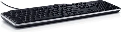 Zdjęcie produktu dla DELL KB522, Pełnowymiarowy (100%), Przewodowa, USB, Membranowa, QWERTZ, Czarny
