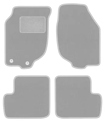 Immagine prodotto di Tappetini in moquette per Rover 200 2000-2005 (hatchback) – set 4 pezzi, grigi, su misura – Wielganizator OSLO
