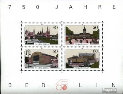 Produktbild von Briefmarken Berlin (West) 1987 Mi Block8 (kompl.Ausg.) FDC 750 Jahre Berlin