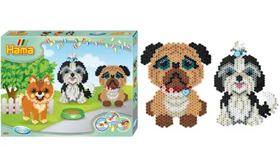 Produktbild von Hama Bügelperlen midi "Hundefreunde", Geschenkpackung