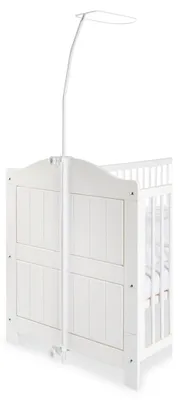 Image de Pinolino barre de ciel pour lit d'enfant, laqué blanc