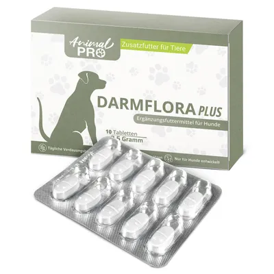 Produktbild von DARMFLORA PLUS | tägliche Verdauungsbalance | Probiotika & Präbiotika für Hunde