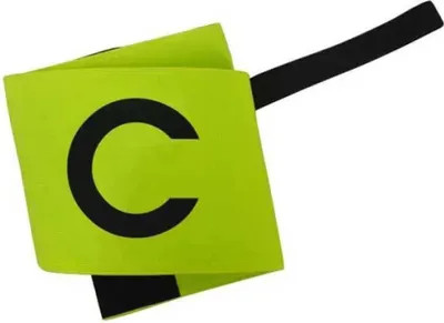 Immagine prodotto di Sporti France Fascia da capitano in velcro Giallo Giallo Taglia unica