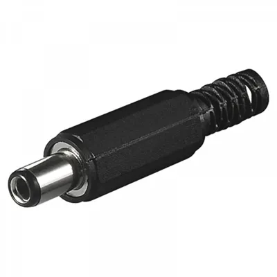 Produktbild von goobay DcStecker mit Knickschutz Bohrung 2,5 x 5,5 mm/9 mm (Bulk)