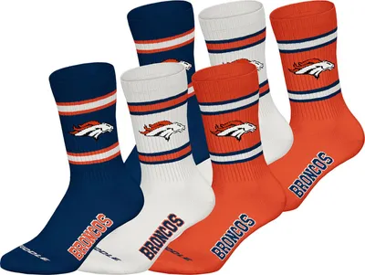 Produktbild von Huddle Uni Freizeitsocken Denver Broncos 6-Pack nny-wht-org - Größe 39-42