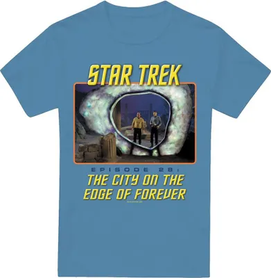 Produktbild von Star Trek - "Edge of Forever" T-Shirt für Herren TV5669 (S) (Carolina Blau)