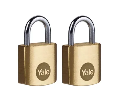 Produktbild von Yale Y110B, Herkömmliches Vorhängeschloss, Tastensperre, Gleichschließung, Messing, Messing, Stahl